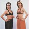 Silver Belly Dance Bra with Coin Trim Sequin-Covered Costume Top